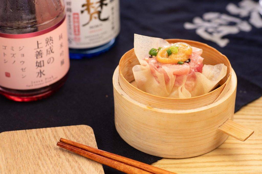 狂搶code 必吃食店大獎2025餐廳 豐鮪「明太子吞拿魚蓉燒賣」(圖片來源:豐鮪)