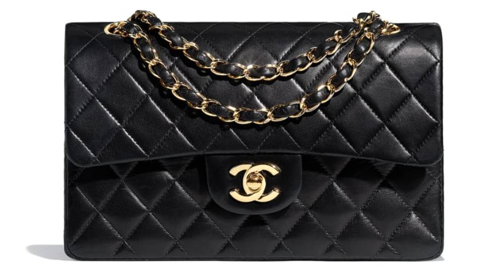 名牌手袋 黑色Chanel Classic Flap 小羊皮及金色金屬 ,200
