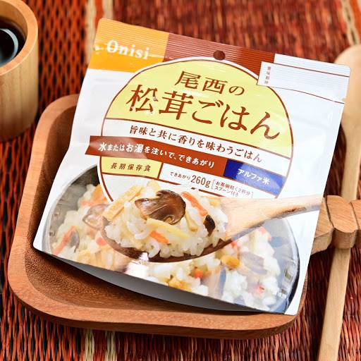這款即食飯以特級食材松茸作主要材料，香氣獨特。