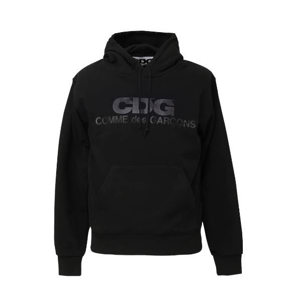 CDGHOODED SWEATSHIRT MONOCHROME
