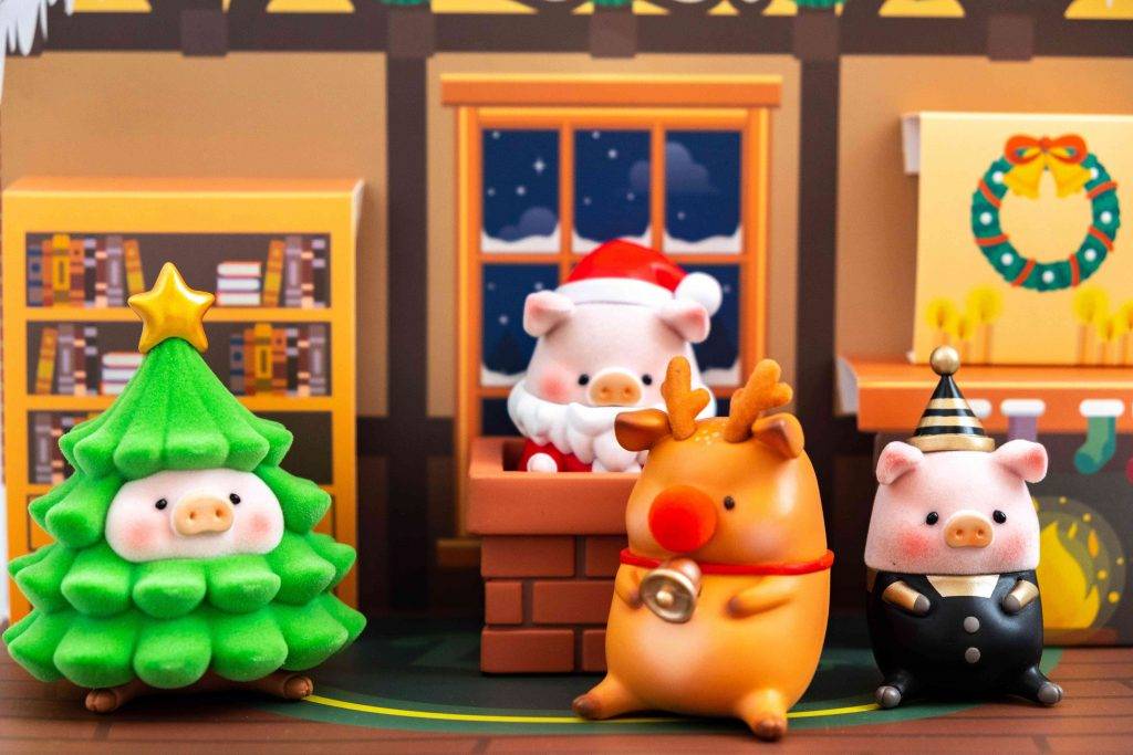 kkplus Toyzeroplus - Lulu The Piggy Can Christmas Set 聖誕Lulu豬 0（一套4款）