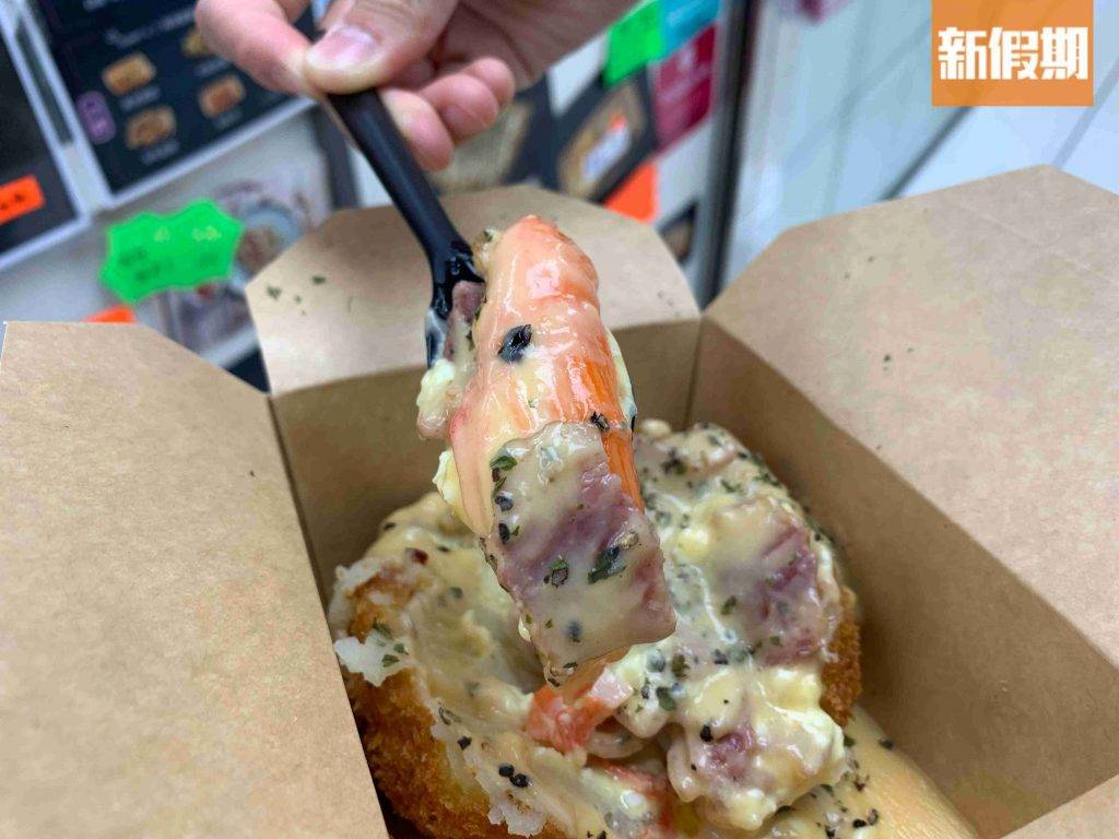 葵涌廣場 餡料充足，有成2條北海道蟹捧。