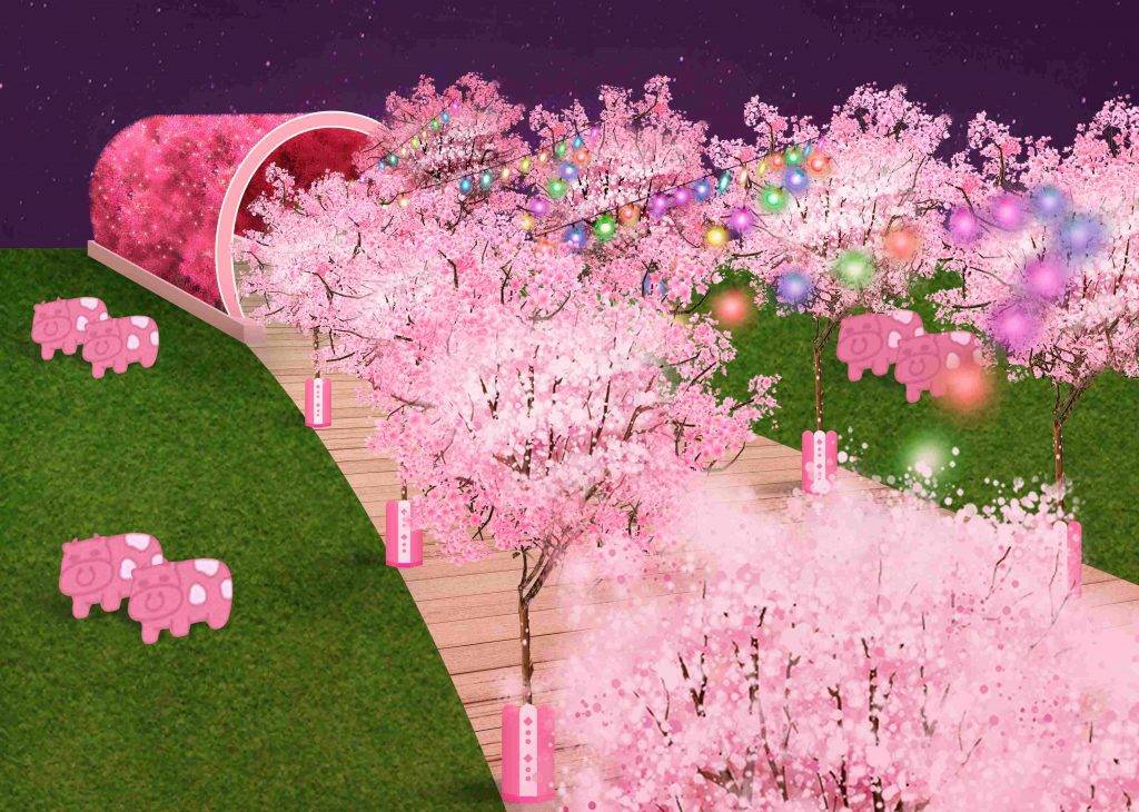 新年好去處 粉紅櫻花步道
