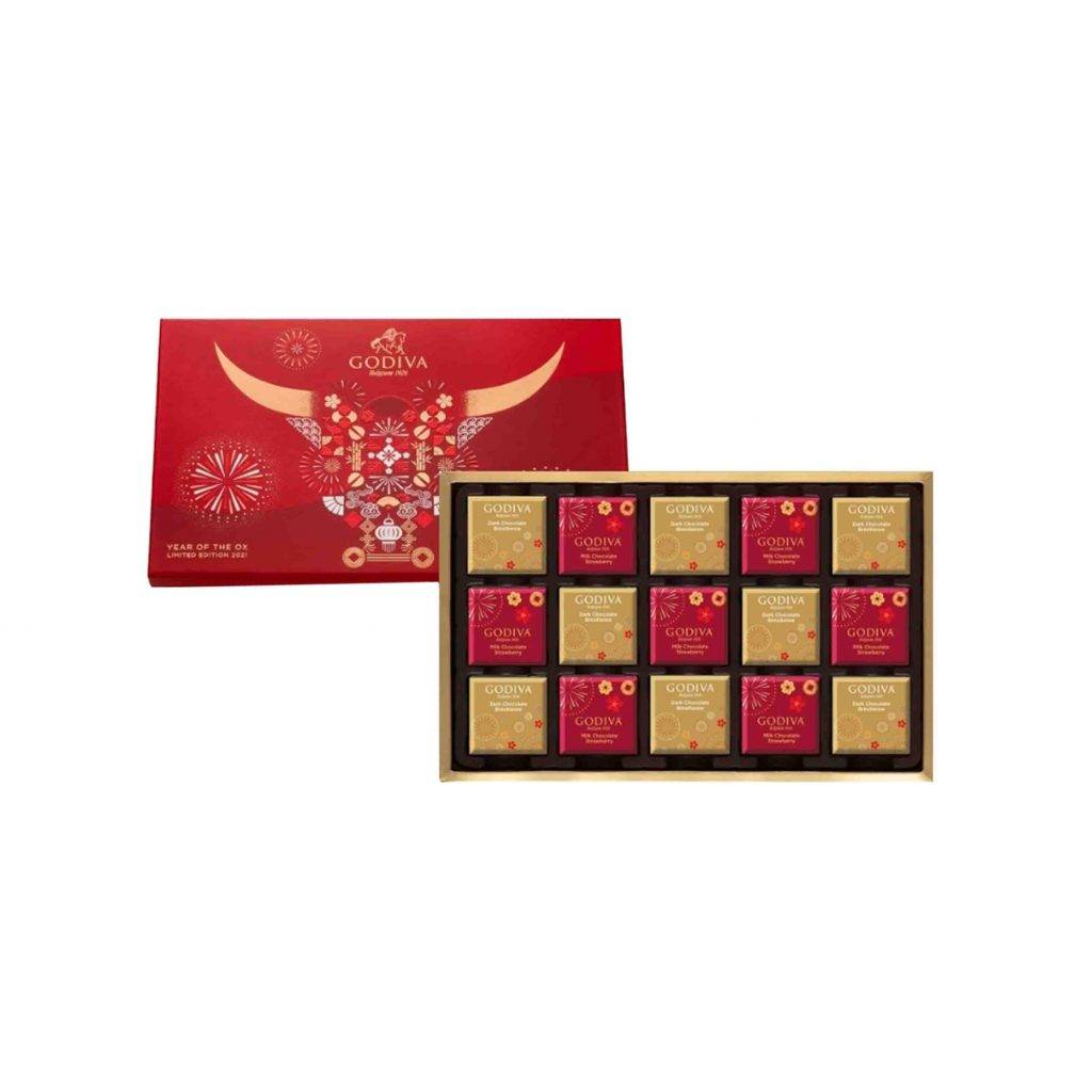 Godiva新年片裝巧克力禮盒 (15片裝)