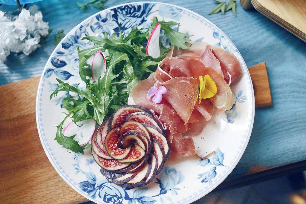 尖沙咀Cafe Truffle Parma Ham Toastie
 松露巴馬火腿配無花果，可減輕巴馬火腿的膩感。