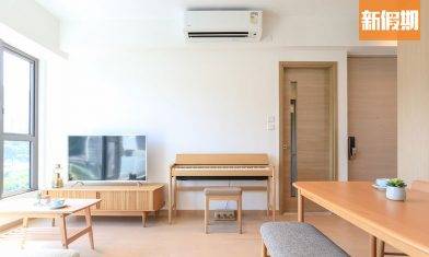 489呎兩房和風部屋！設計師示範用三角形櫃解決不規則「裝修奇則」