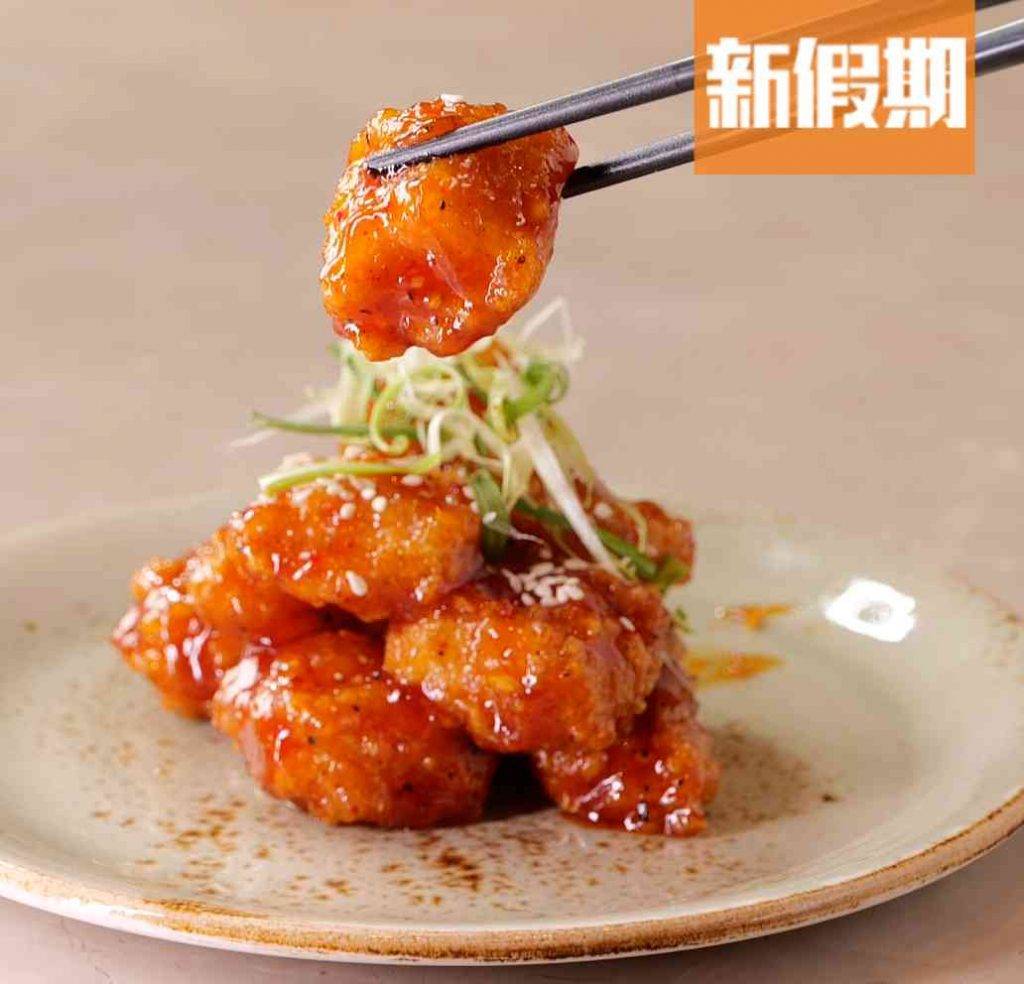 維港凱悅尚萃酒店 炸雞微辣帶甜，很開胃。
