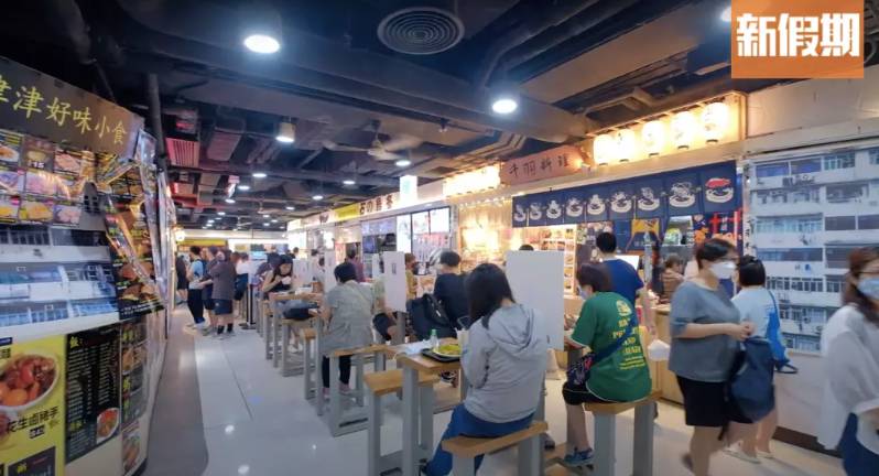 西九龍中心 當時Food Court因為裝修沒有開。