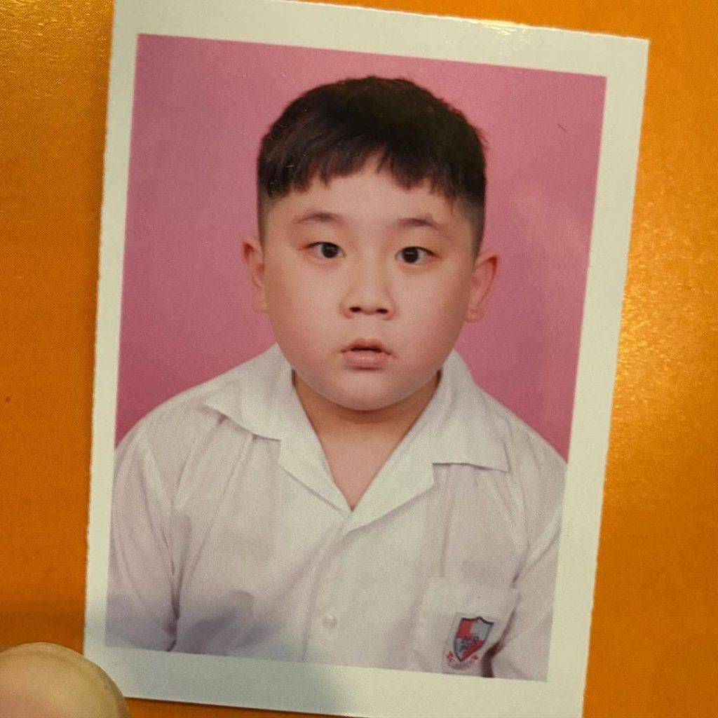 姜濤從小也是個小胖子（圖片來源：Instagram @keung_show）