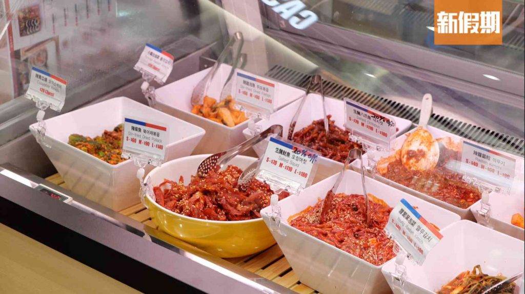 新世界韓國食品 品牌韓國伴菜專門店「BANCHAN」的醃菜款式多達40款