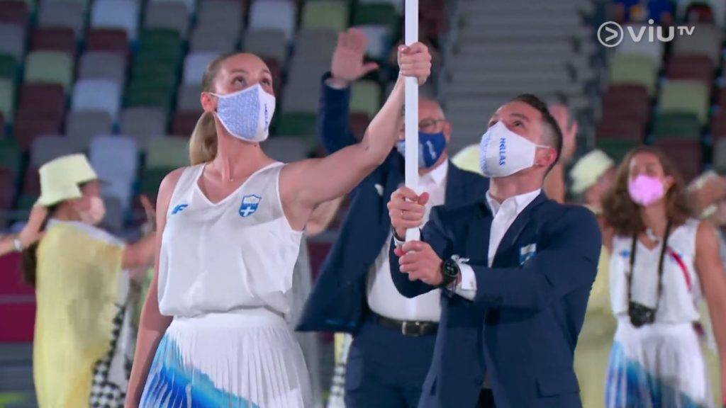 東京奧運開幕禮 第一個進場的是希臘