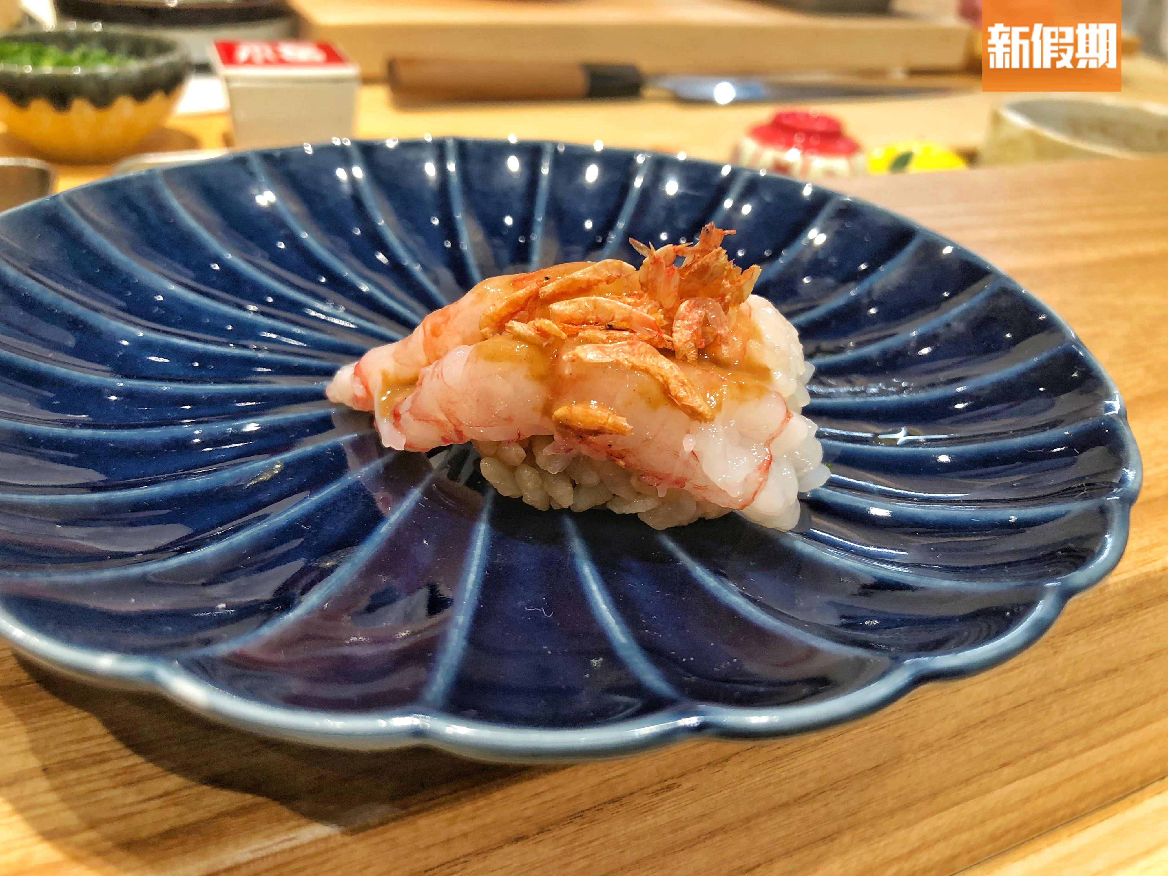 壽司之神 元朗omakase 日本菜推介｜甘海老．櫻花蝦．蝦醬