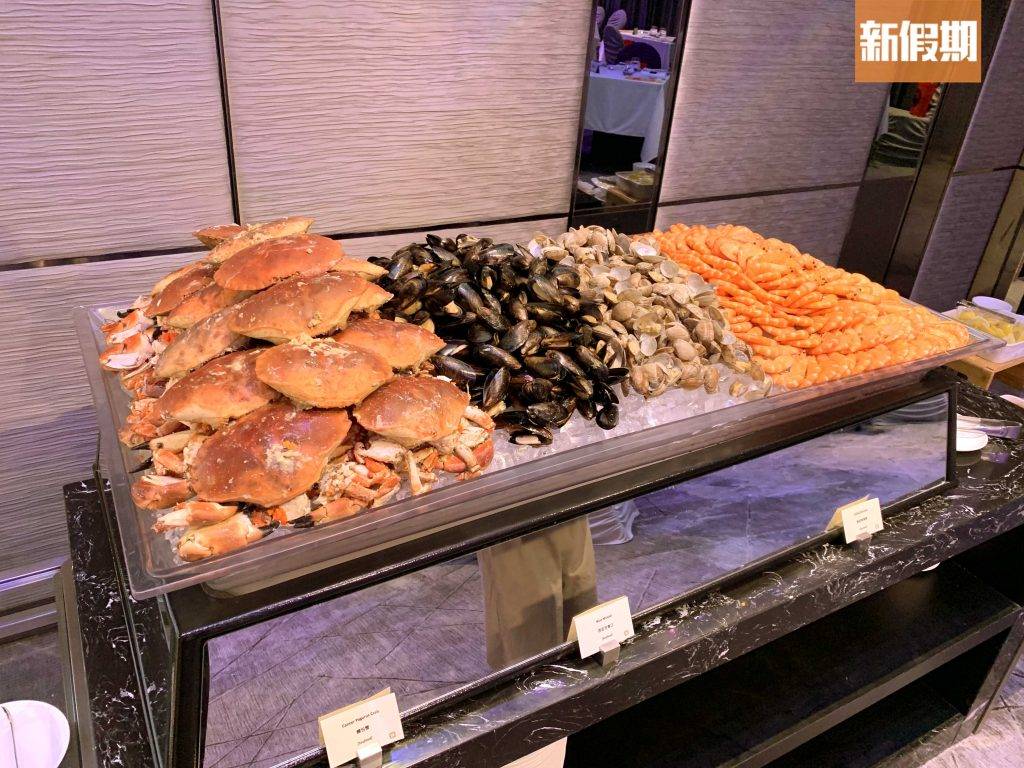 Hotel ICON 也有麵包蟹、青口、海蝦和蜆等海鮮