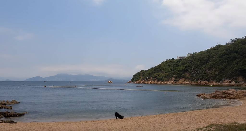 長洲行山 東灣沙灘非常漂亮。