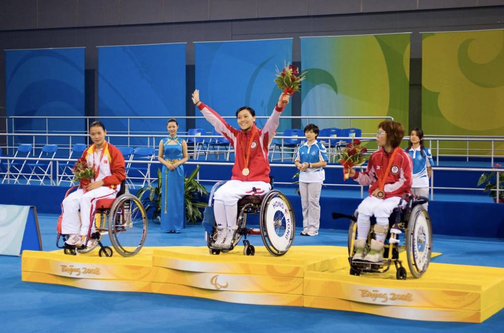 東京殘奧 她在過去四屆殘奧會分別奪得7金3銀1銅牌，很勵志。