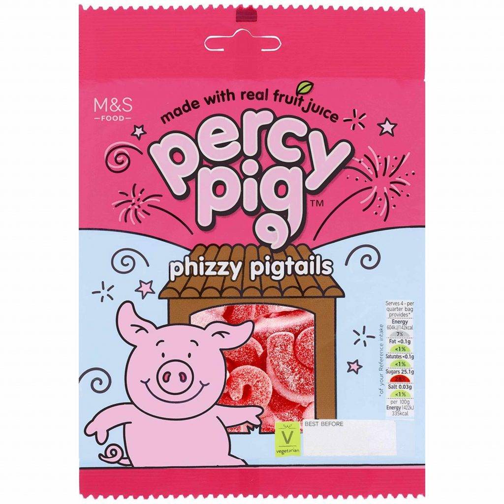 馬莎 Percy可愛小豬糖果