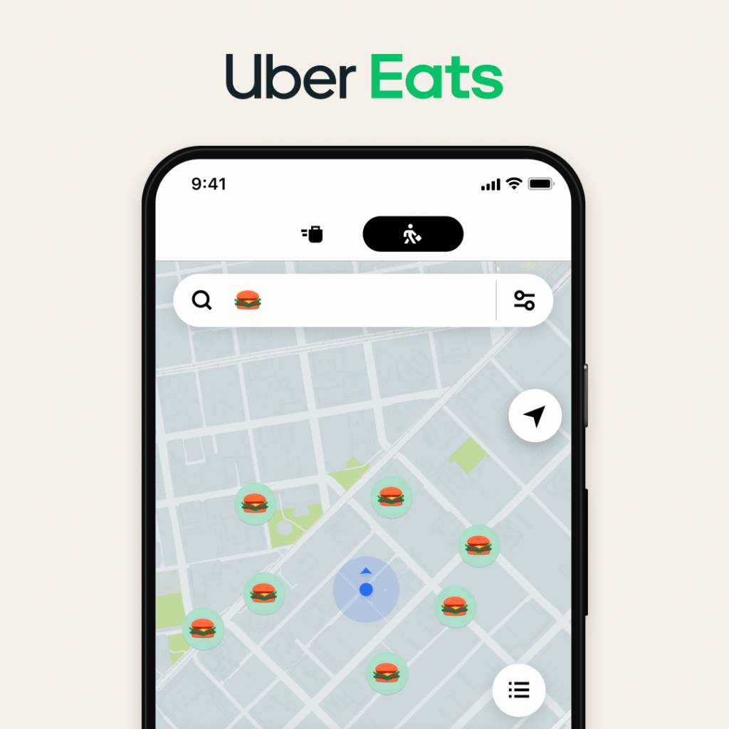 用戶可於Uber Eats用Emoji搜尋餐廳（圖片來源：Uber Eats）
