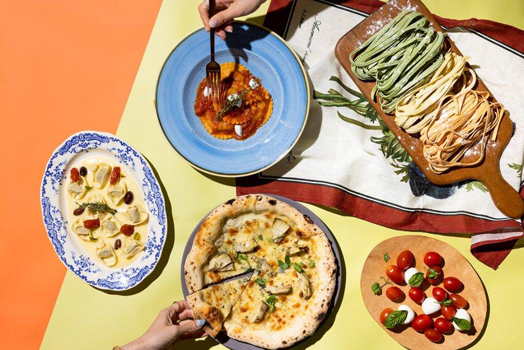 生蠔自助餐 意大利代表有薄餅、意粉及意大利雲吞。