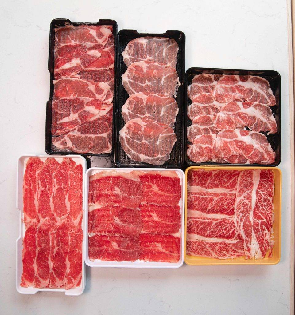 馬祖 店內供應6款肉類，不同套餐則可歎到不同肉類，豐斂由人。