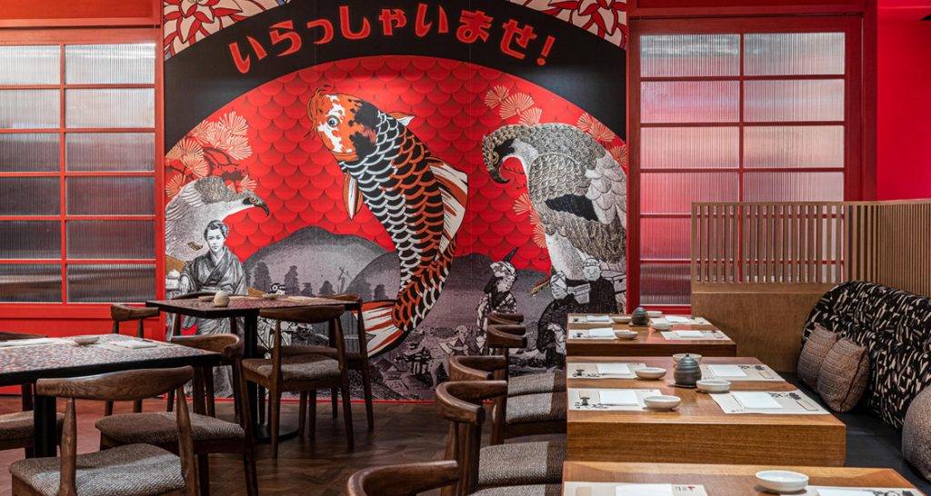 聖誕自助餐放題 以居酒屋為主題的Kyoto Joe，提供豐富創意現代日式料理，包括精心製作的壽司、刺身、壽司卷物及爐端燒等。