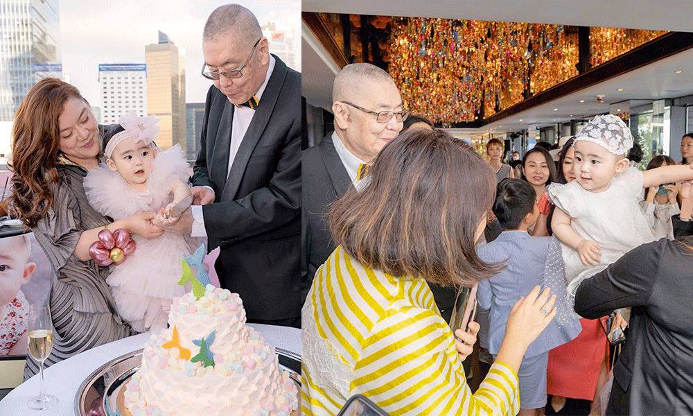 82歲劉詩昆為1歲愛女舉行豪華生日會 全城名人到齊向劉蓓蓓送祝福