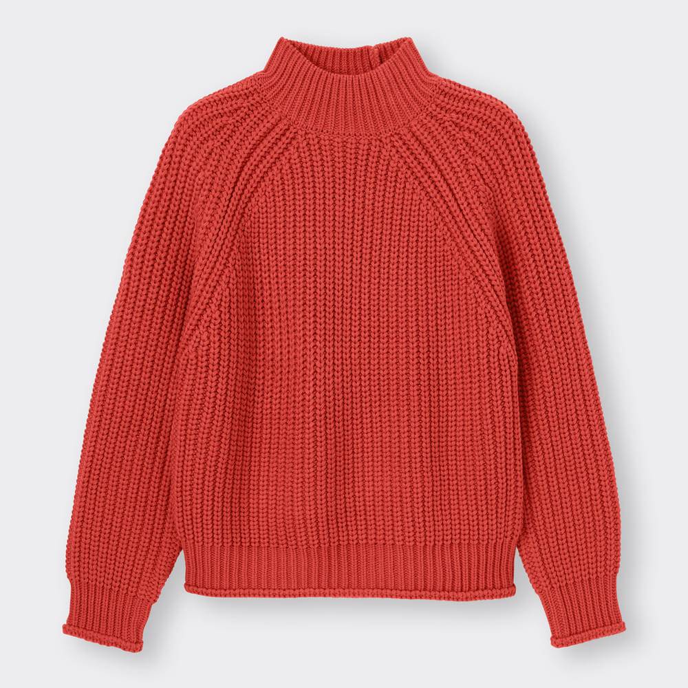 UNIQLO 女裝W_s Chunky Knit High-Neck Sweater $149 原價$179)