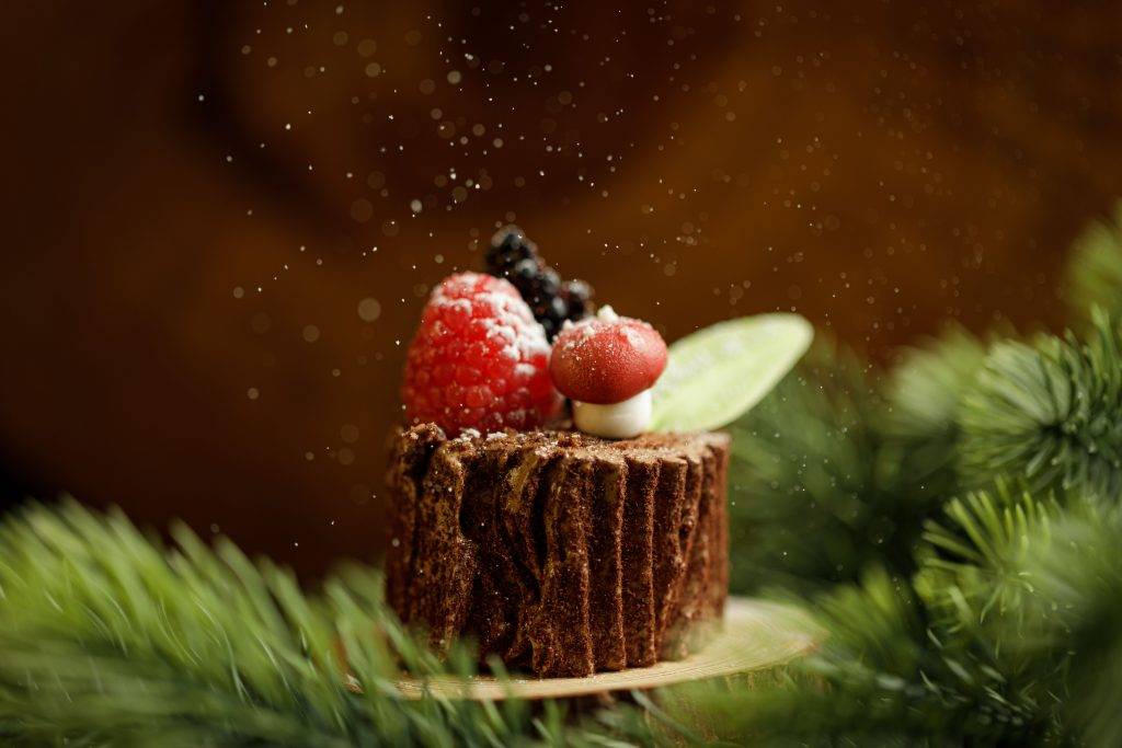 聖誕自助餐 聖誕樹頭蛋糕
