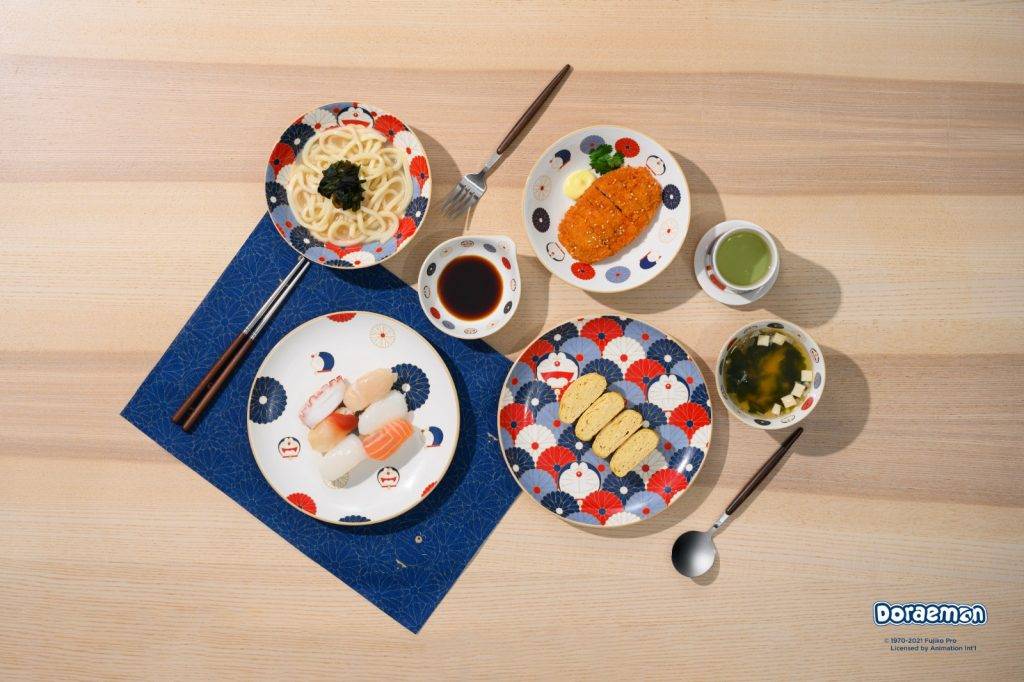 多啦A夢禮品 粉絲可以利用多啦A夢和風造型餐具打造日系家居的感覺。