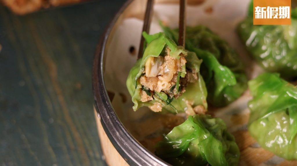 長洲美食 芫荽的味道相對温和，蜆肉粒粒分明，相當有咬口！