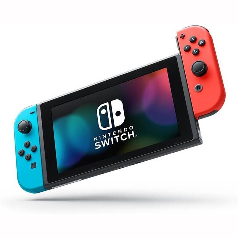 蘇寧 [12/12 限定]Nintendo Switch 電池持續時間加長版遊戲主機 紅藍色