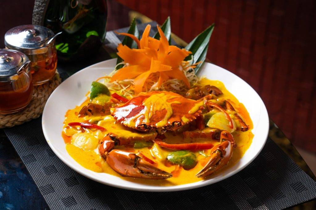 樂富廣場 招牌咖喱炒蟹：香辣惹味的咖哩再加上肉蟹的鮮甜味，層次豐富，是值得一再回味的泰閣招牌菜式。