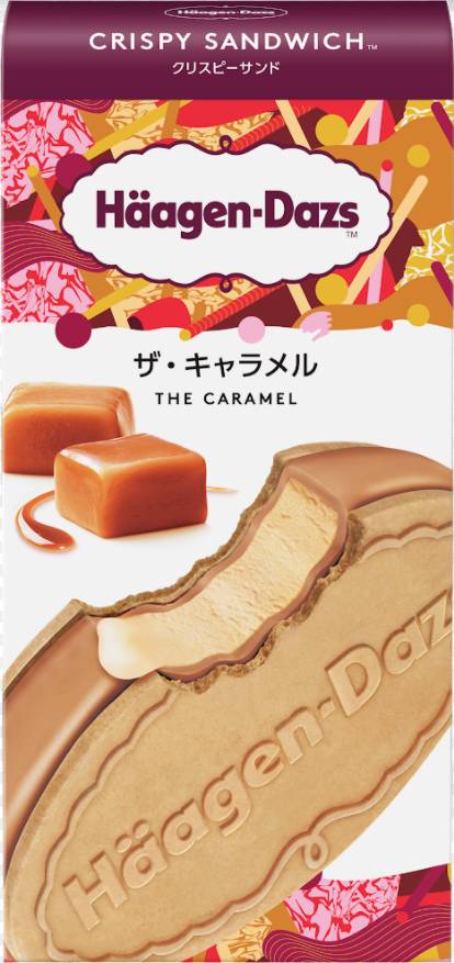 黑糖波霸雪米糍 日本 Häagen-Dazs 脆皮三文治- 焦糖$39