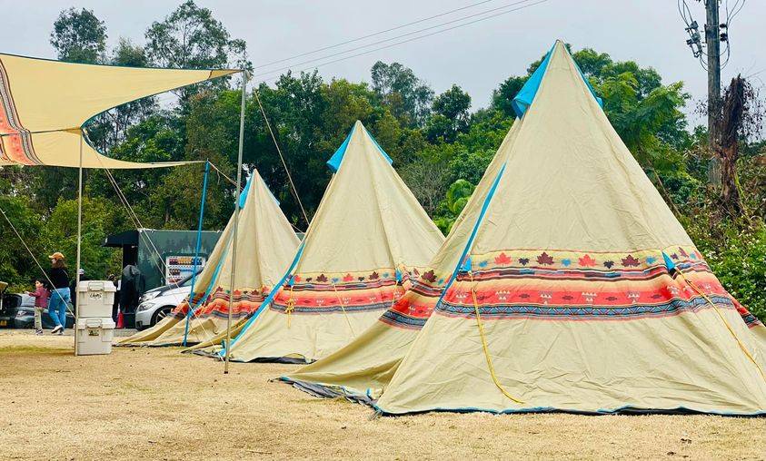 露營地點 帳篷會定期清潔。