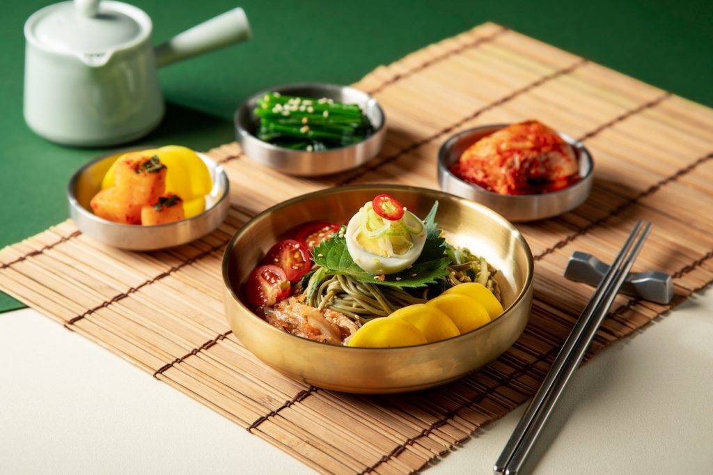 韓式風味抹茶冷麵（圖片來源：香港百樂酒店授權圖片）
