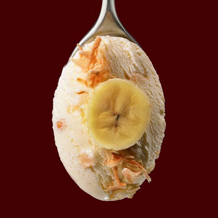 18. 烤椰子片＋香蕉（圖片來源：Häagen-Dazs日本官方網站）