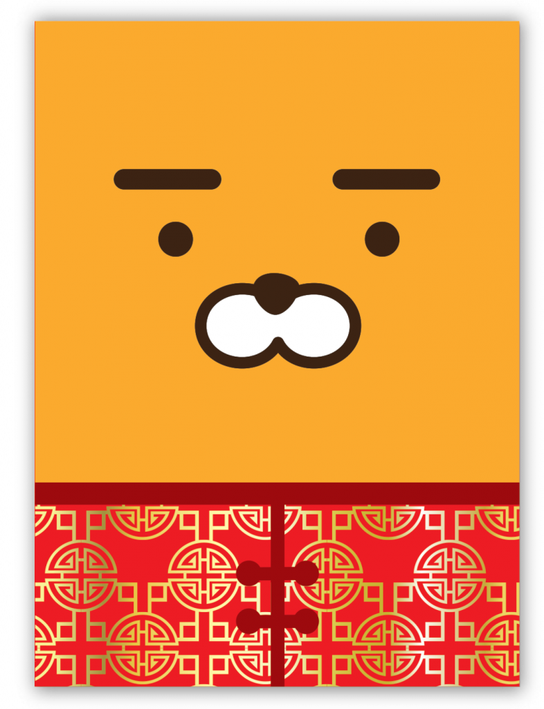 利是封 (6 個裝) -款式: Kakao Friends /LINE FRIENDS/ Winnie the Pooh 原價.9 現以九折發售（圖片來源：AEON）