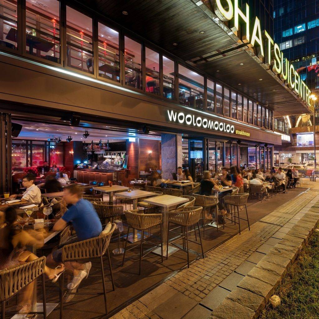 扒房餐廳 Wooloomooloo Steakhouse於尖沙咀及灣仔都有分店。