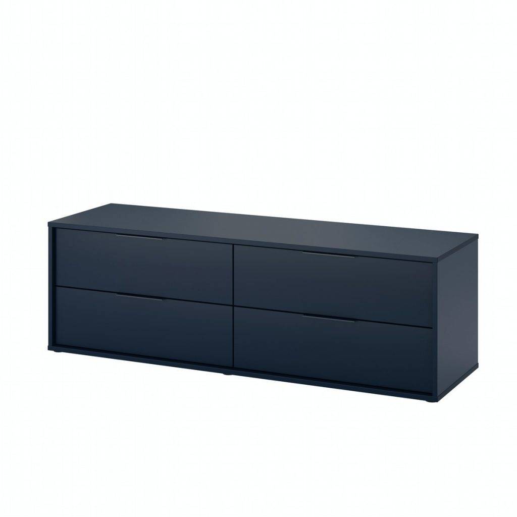 IKEA NORDMELA 四格抽屜櫃,藍黑色0（原價 img class=