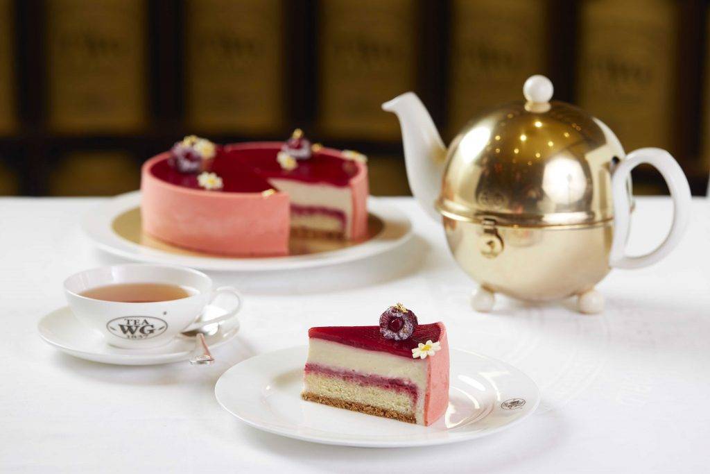 情人節蛋糕 Tea WG的蛋糕均加入清香茶葉製成，入口清幽解膩。