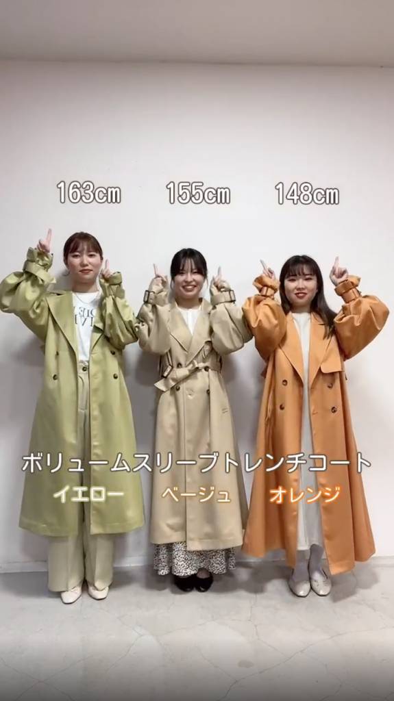 日元 日本網購 店內亦有提供員工衣著示範影片給不同身高的女生參考，非常貼心。