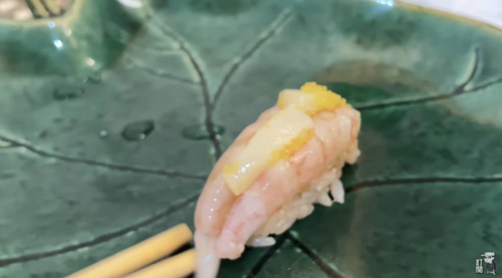鮨見 Omakase 劣評 甜蝦賣相不錯。