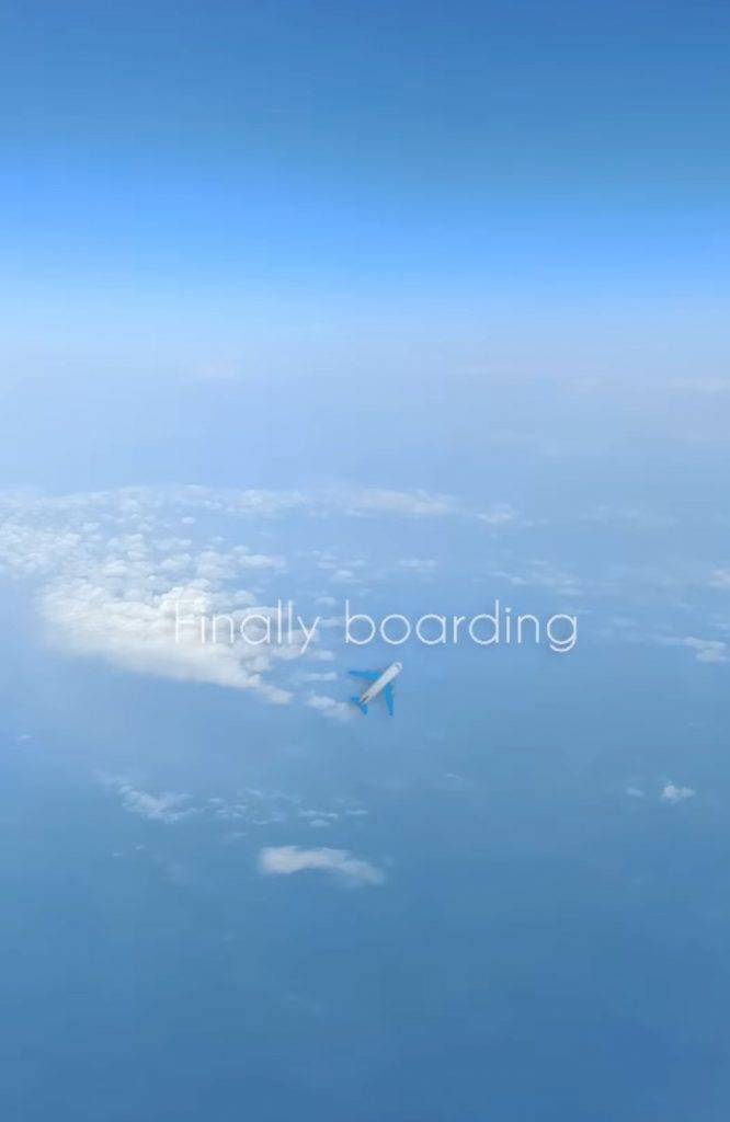 泰國 搭飛機必拍的天空照！