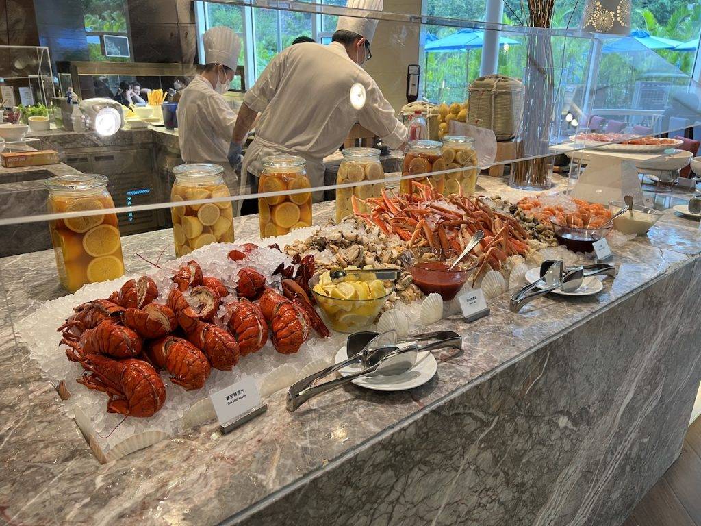 沙田凱悅酒店 自助餐 眾人最愛的海鮮區！