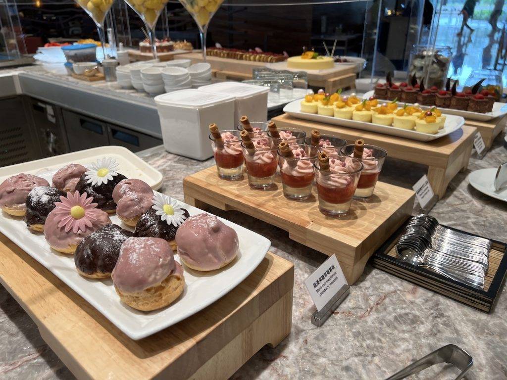 沙田凱悅酒店 自助餐 甜品區有4款甜品是以羅漢果糖製作