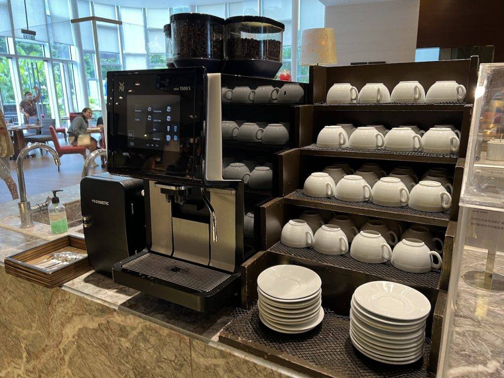 沙田凱悅酒店 自助餐 有咖啡、茶、果汁可任飲。