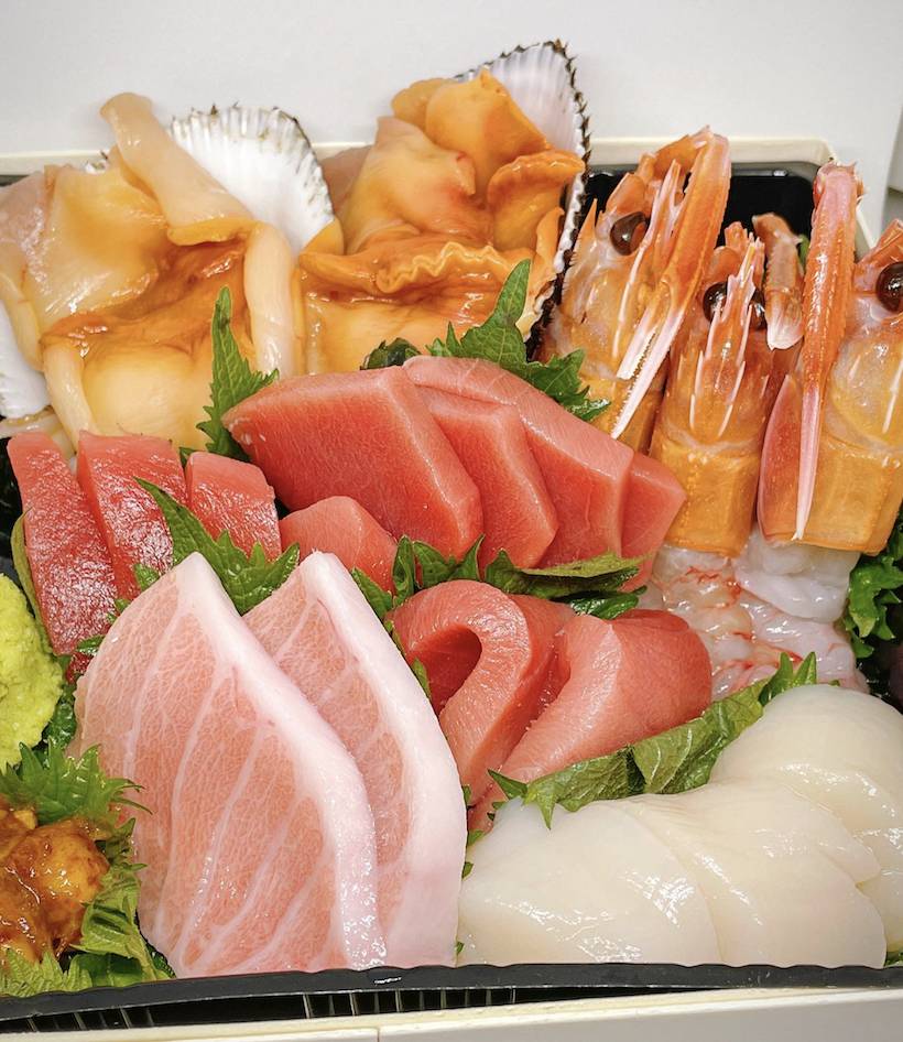 燒賣,魚生,豐鮪 除了魚生燒賣，豐鮪亦提供多款刺身、壽司外賣。