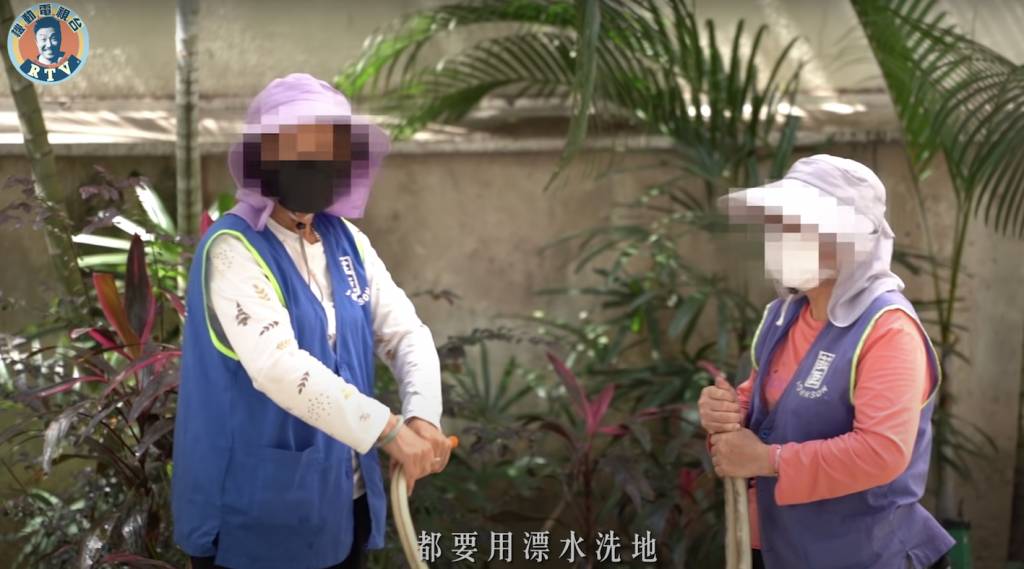 鄭中基 清潔工 戴兩個口罩的工友們非常辛苦。