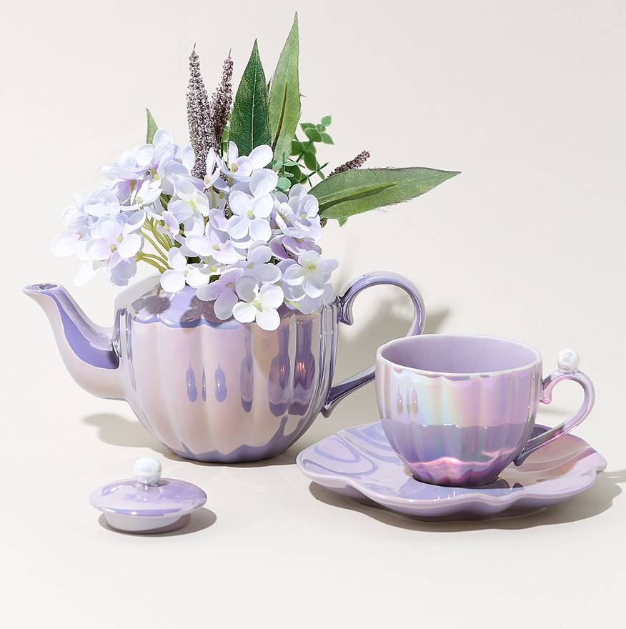 francfranc OPAL貝殼杯碟、茶壺系列紫色）4折 $54-$132