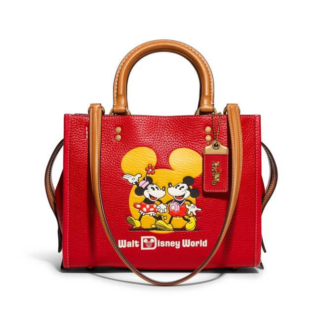 shopDisney Disney x COACH Mickey and Minnie Mouse Crossbody Bag $6299