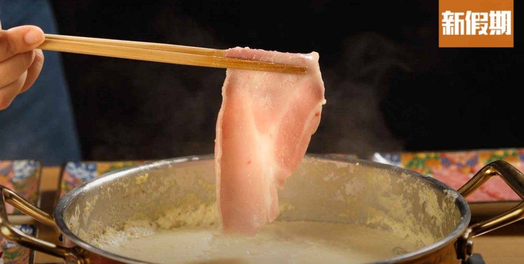 黑樺牛 豚肉肉質鮮嫩，油脂分佈均勻，食起來肉味香濃，而且不會過膩。